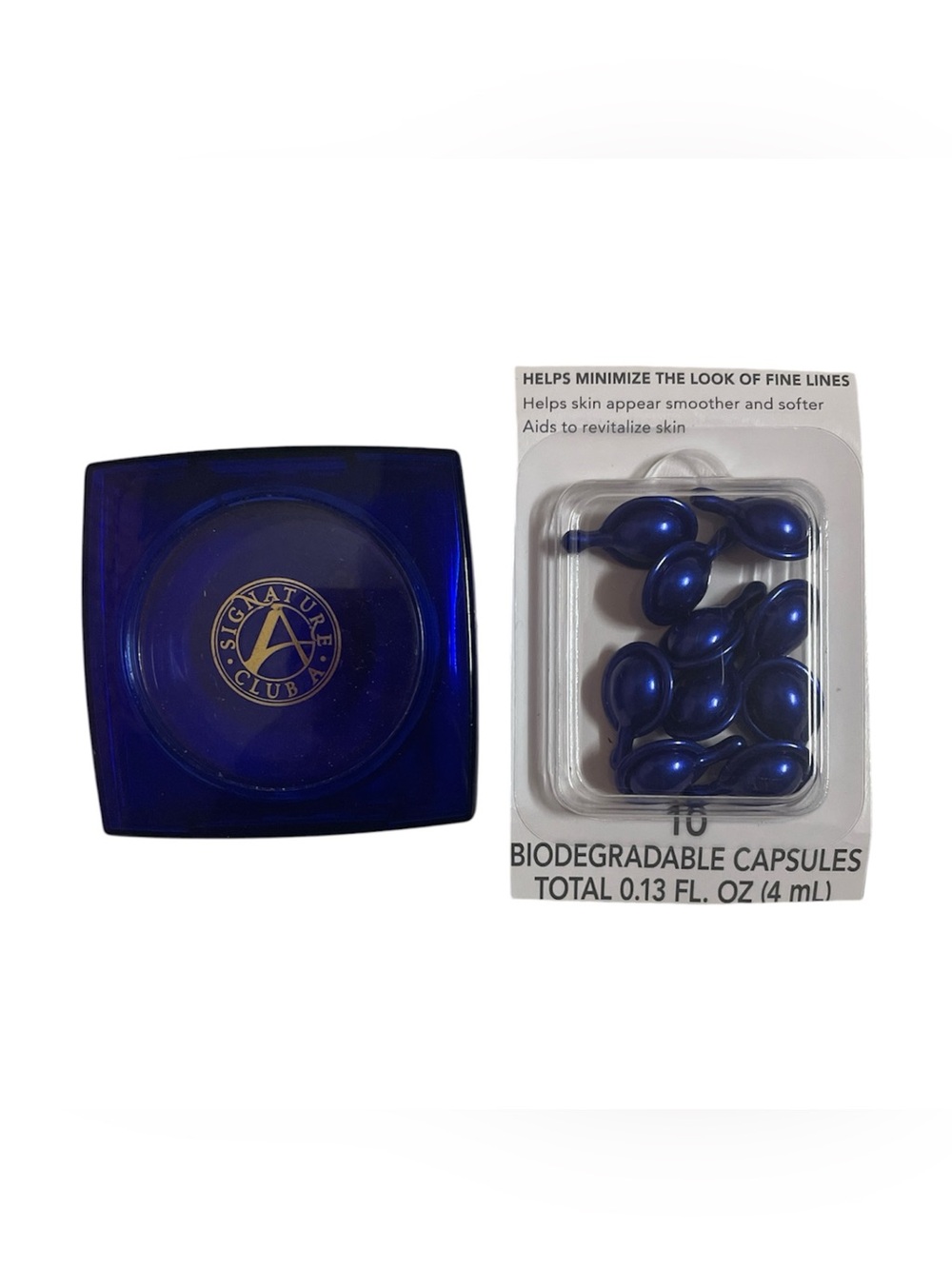 Signature Club A Blue Case with Biodegradable Capsules